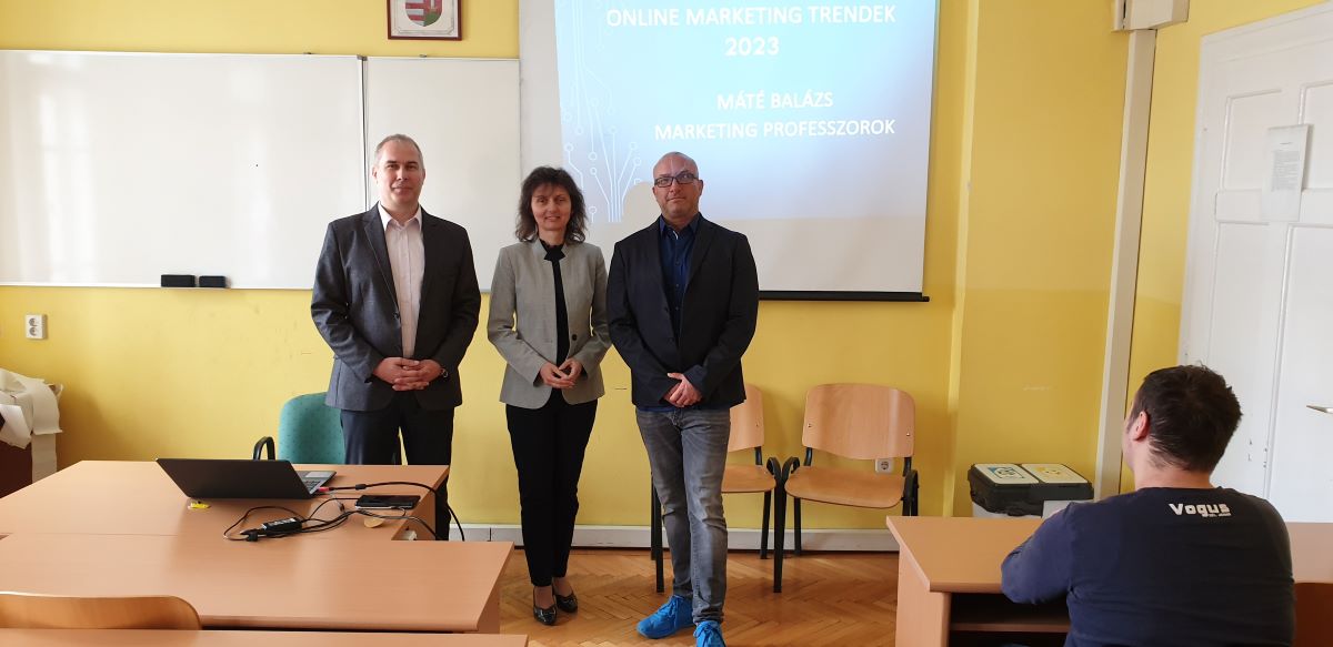Special Lecture about Online Marketing  at the A. Lámfalussy Faculty of Economics, in Sopron