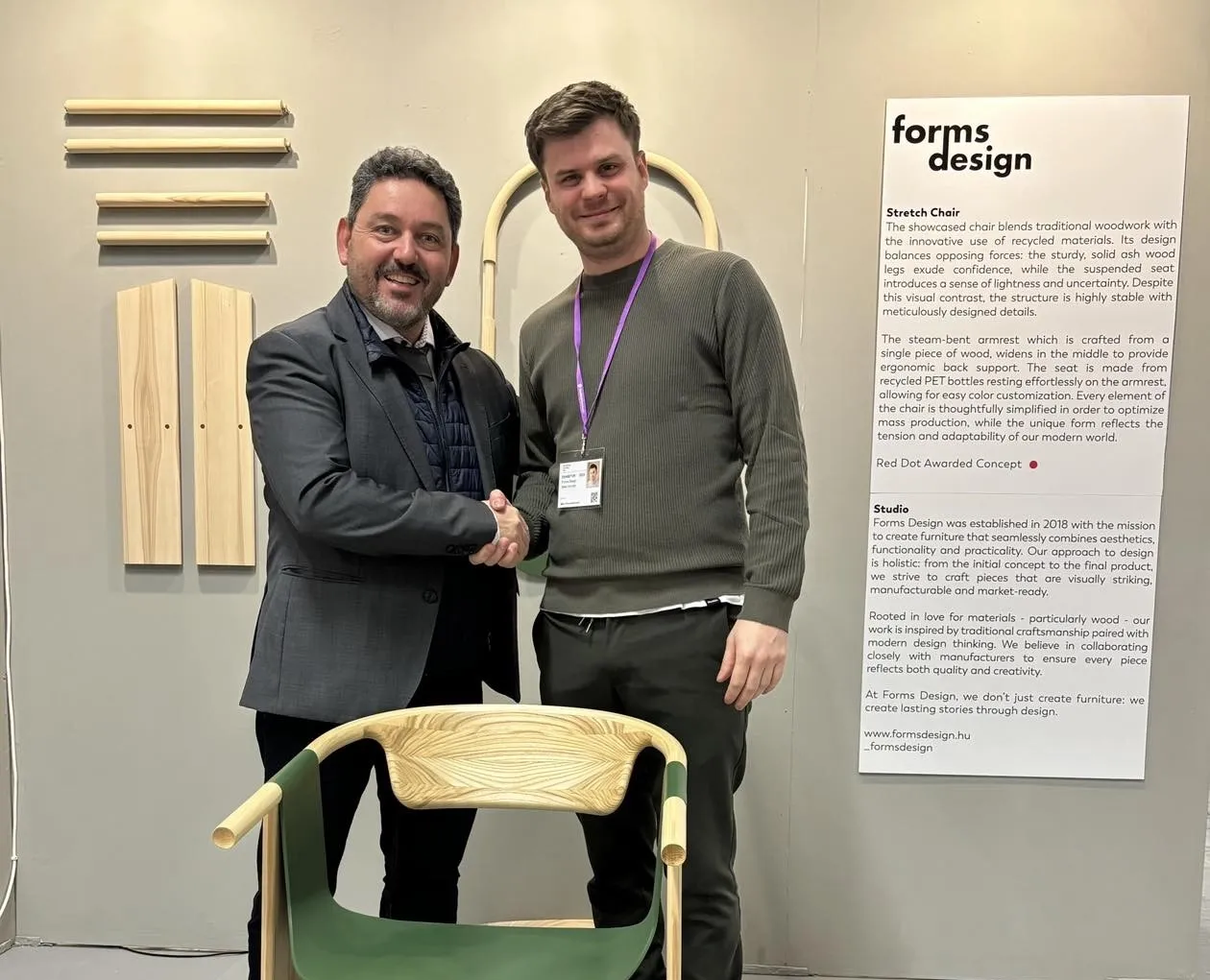 Alumnus Wins Prestigious Red Dot Award at Stockholm Design Week